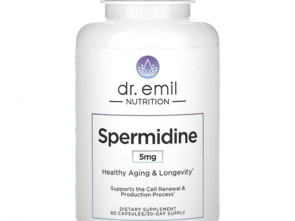 Dr. Emil Nutrition, Спермидин, 2,5 мг, 60 капсул