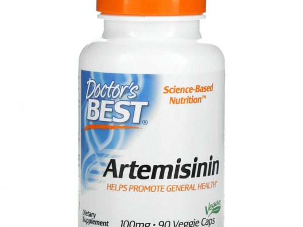 Doctor's Best, артемизинин 100 мг, 90 вегетарианских капсул