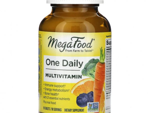 MegaFood, One Daily, витамины для приема один раз в день, 90 таблеток