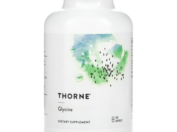 Thorne Research, Глицин, 250 капсул