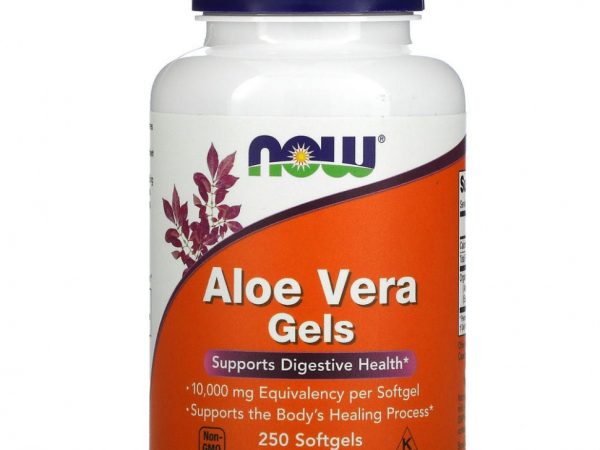 NOW Foods, Aloe Vera Gels, 250 мягких желатиновых капсул