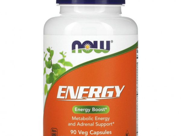 NOW Foods, Energy, 90 растительных капсул