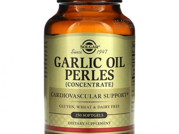 Solgar, Мягкие капсулы с концентратом чесночного масла, 250 мягких желатиновых капсул