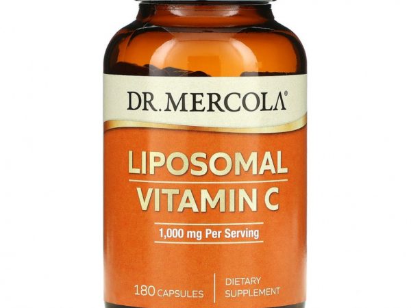 Dr. Mercola, Липосомальный витамин C, 500 мг, 180 капсул