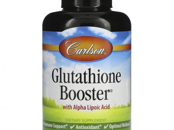 Carlson Labs, Glutathione Booster, добавка с глутатионом, 180 капсул