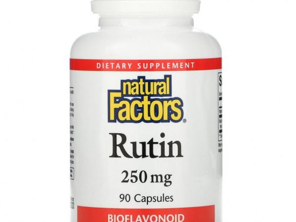 Natural Factors, рутин, 250 мг, 90 капсул