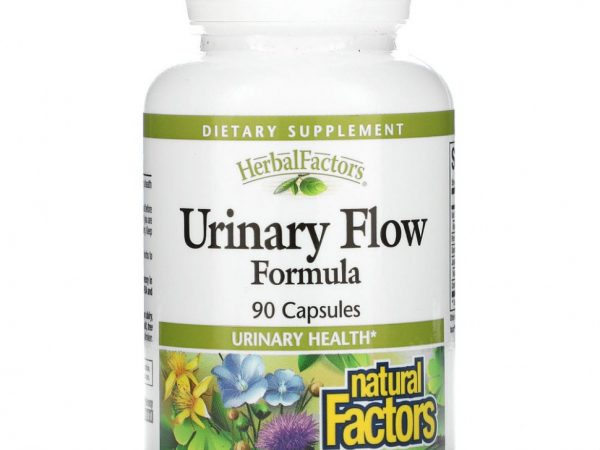 Natural Factors, средство для улучшения мочеотделения, 90 капсул