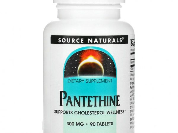 Source Naturals, пантетин, 300 мг, 90 таблеток