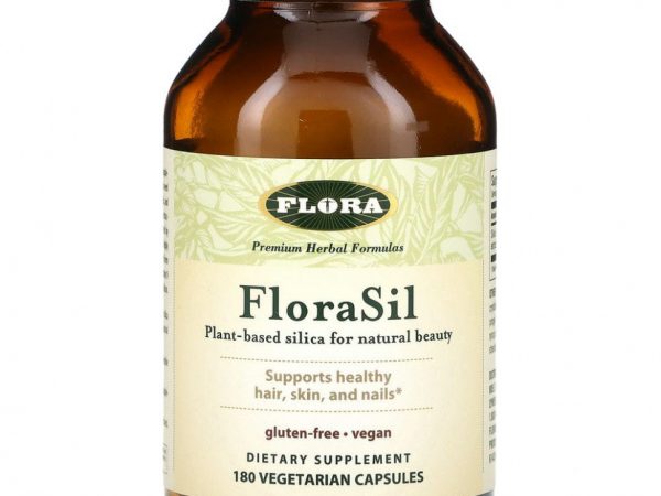 Flora, FloraSil, 180 вегетарианских капсул