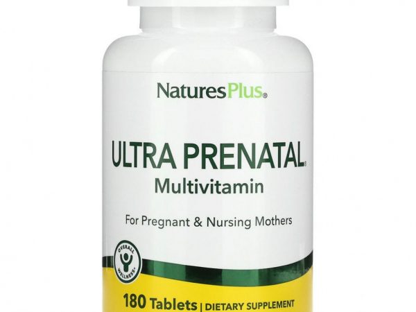 NaturesPlus, Ultra Prenatal, пренатальные витамины, 180 таблеток