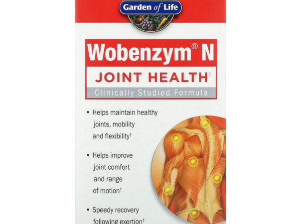 Wobenzym N, средство для здоровья суставов, 200 таблеток, покрытых кишечнорастворимой оболочкой