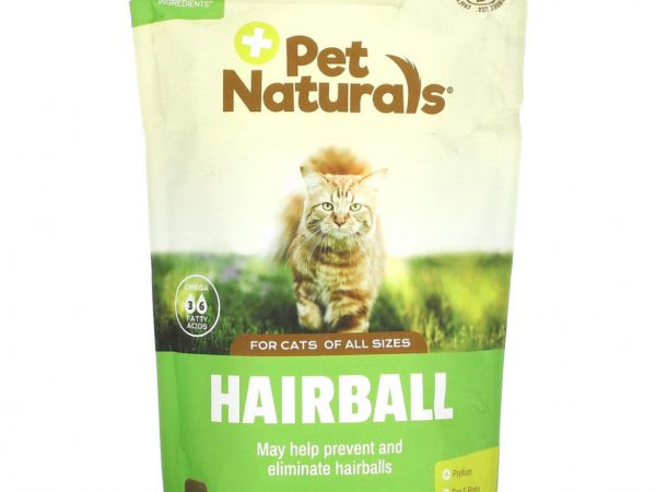 Pet Naturals of Vermont, комок шерсти для кошек, 160 жевательных таблеток, 240 г (8,46 унции)