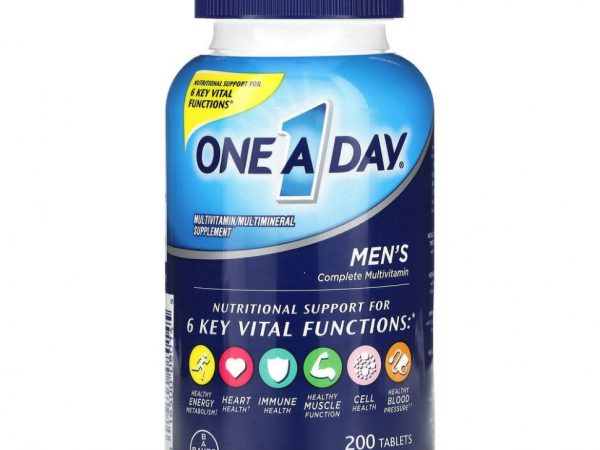 One-A-Day, Полноценный мультивитаминный комплекс для мужчин, 200 таблеток