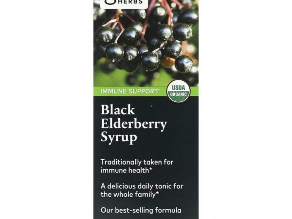 Gaia Herbs, Сироп из черной бузины, 160 мл (5,4 жидк. унций)