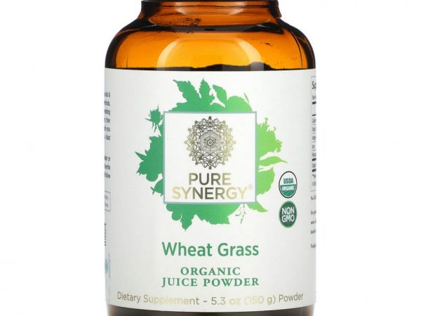 Pure Synergy, Органический сок в порошке, ростки пшеницы, 150 г (5,3 унции)