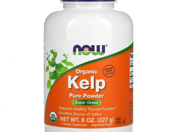 NOW Foods, Органическая ламинария, чистый порошок, 227 г. (8 унций)