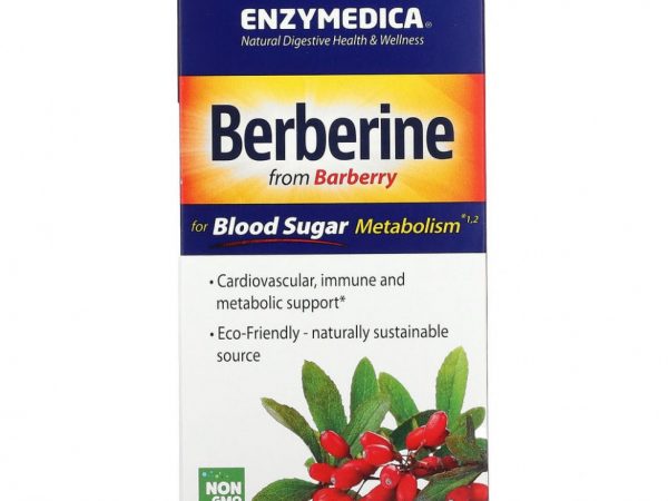 Enzymedica, Берберин, 120 капсул с адресной доставкой