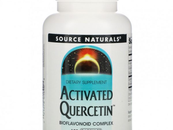 Source Naturals, Активированный кверцетин, 100 капсул