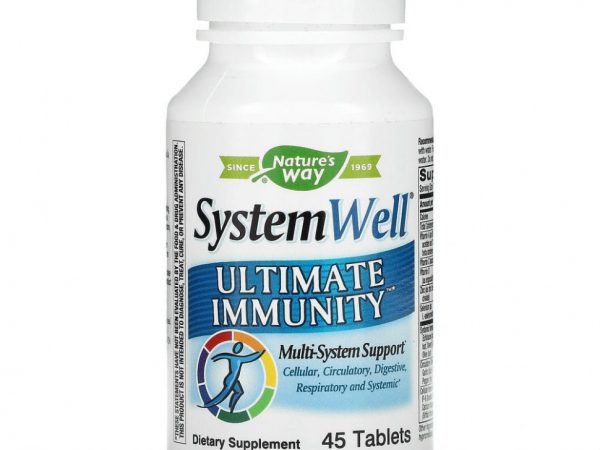 Nature's Way, System Well, максимальный иммунитет, 45 таблеток