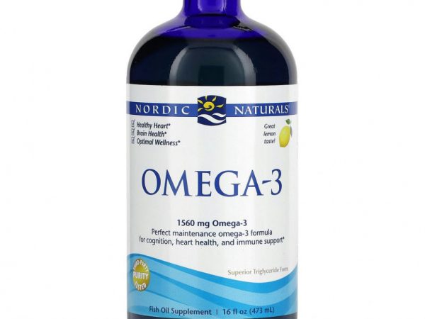 Nordic Naturals, Омега-3 со вкусом лимона, 1,560 мг, 473 мл (16 жидк. унций)