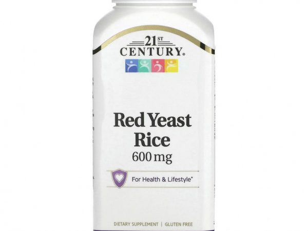 21st Century, красный ферментированный рис, 150 вегетарианских капсул