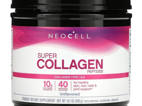 Neocell, Суперколлагеновые пептиды, без добавок, 400 г (14,1 унции)