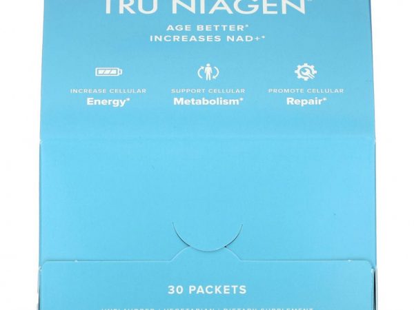 Tru Niagen, Age Better, увеличивает содержание НАД +, без добавок, 30 пакетиков по 4 г (0,14 унции)