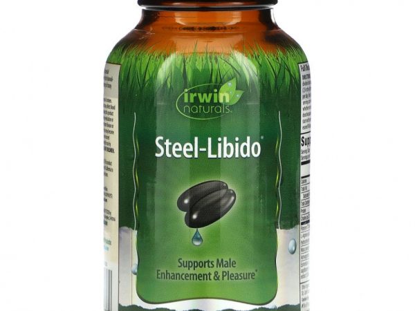 Irwin Naturals, Steel Libido, 75 мягких желатиновых капсул с жидкостью