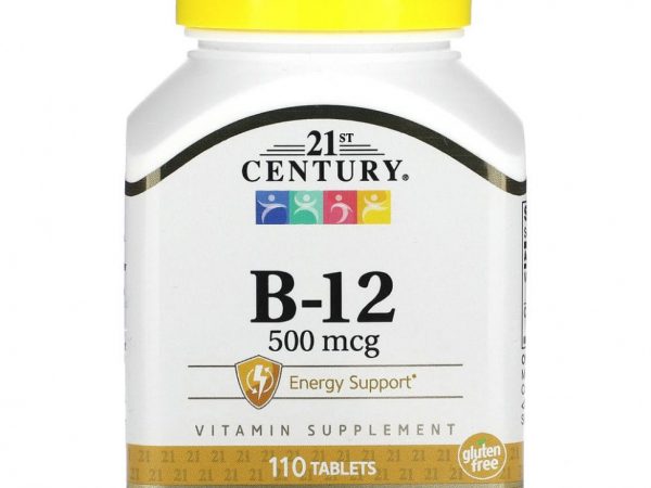 21st Century, B-12, 500 мкг, 110 таблеток