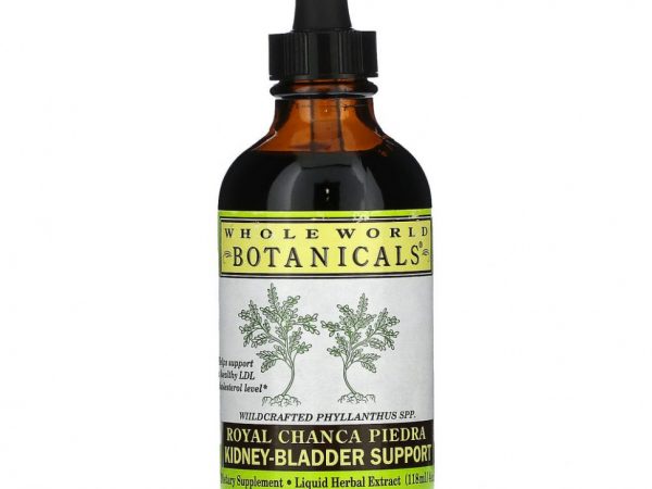 Whole World Botanicals, Royal Chanca Piedra (королевская камнеломка) для поддержки почек и желчного пузыря, 118 мл (4 унции)