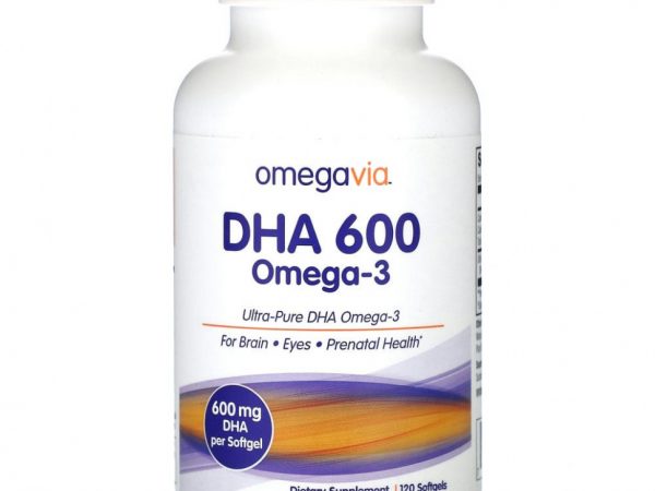 OmegaVia, ДГК 600, 120 капсул