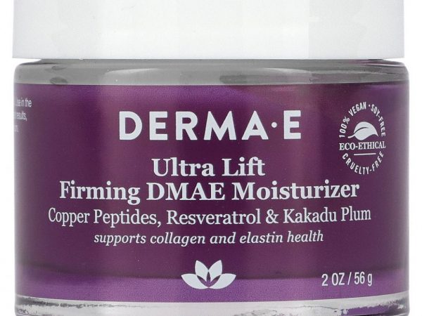 Derma E, увлажняющий крем для разглаживания морщин с ДМАЭ, 56 г (2 унции)