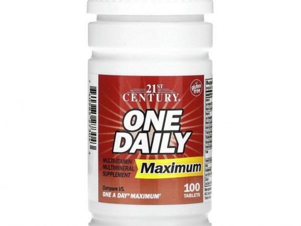21st Century, One Daily, Maximum, 100 таблеток