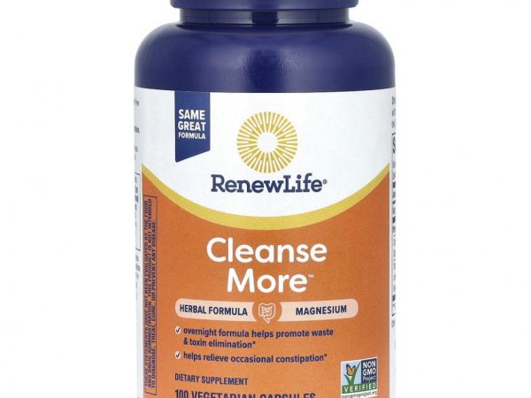 Renew Life, CleanseMore, 100 вегетарианских капсул