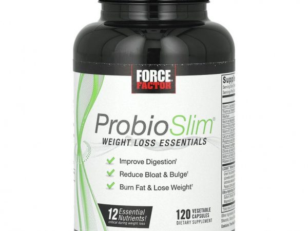 Force Factor, ProbioSlim, незаменимые питательные вещества для снижения веса, 120 капсул