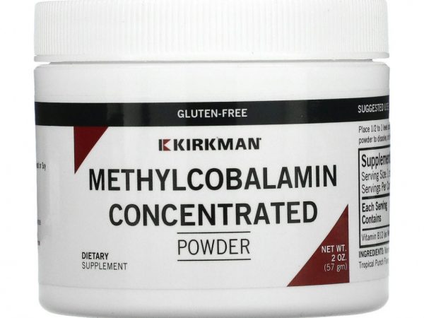 Kirkman Labs, концентрированный порошок метилкобаламина, 57 г (2 унции)