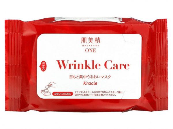 Kracie, Патчи для кожи вокруг глаз Hadabisei, от морщин, 60 шт
