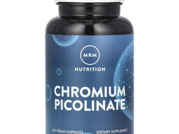 MRM, Nutrition, пиколинат хрома, 200 мкг, 100 веганских капсул