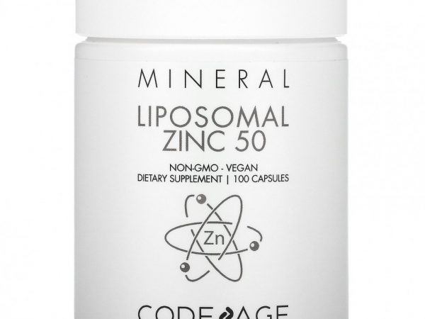 Codeage, Liposomal, цинк 50, 100 капсул