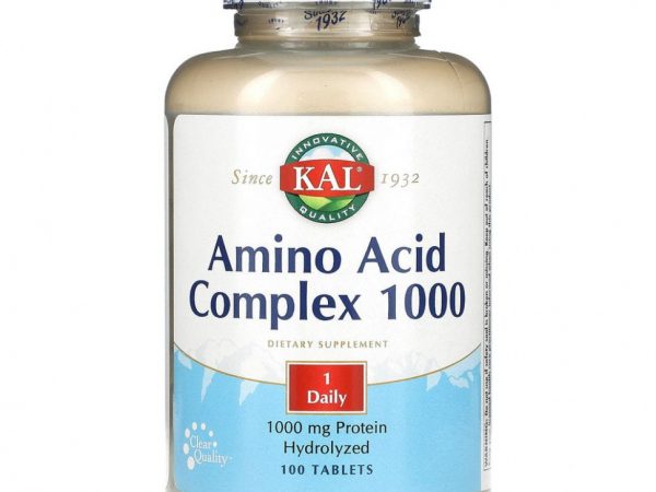 KAL, комплекс аминокислот 1000, 1000 мг, 100 таблеток
