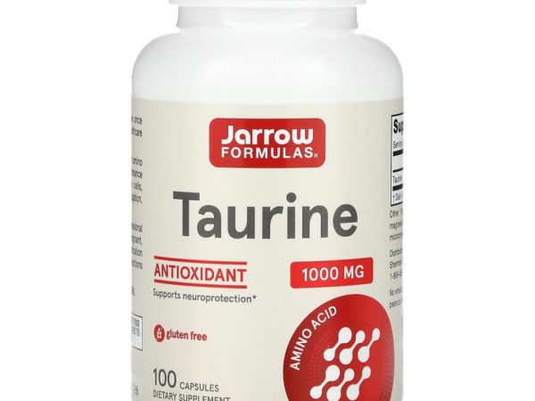 Jarrow Formulas, таурин, 1000 мг, 100 капсул