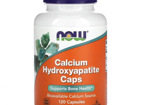 NOW Foods, гидроксиапатит кальция в капсулах, 120 капсул