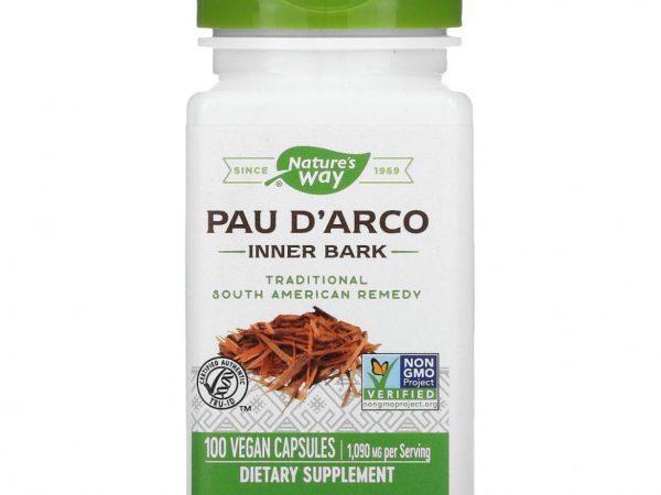 Nature's Way, кора муравьиного дерева, 545 мг, 100 веганских капсул