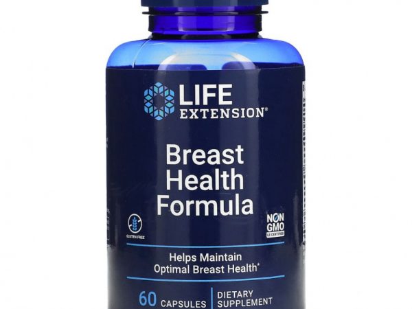 Life Extension, состав для здоровья молочных желез, 60 капсул