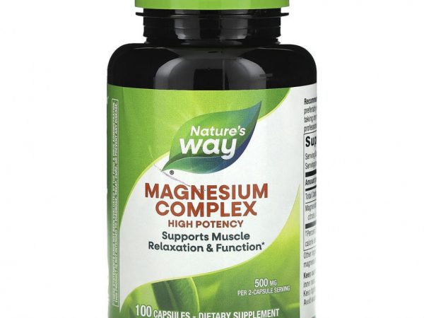 Nature's Way, комплекс магния, 250 мг, 100 капсул