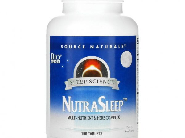 Source Naturals, Пищевая добавка NutraSleep, 100 таблеток