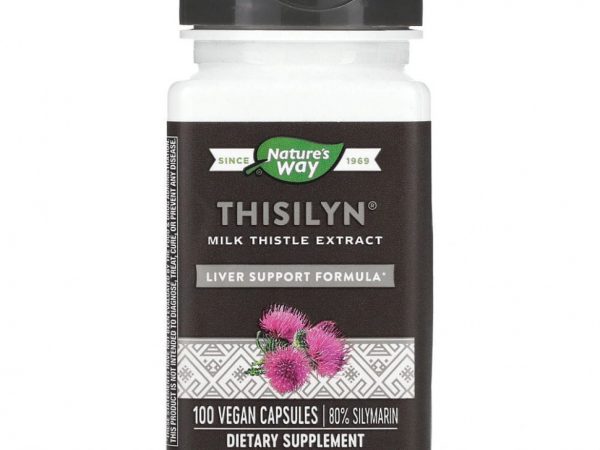 Nature's Way, Thisilyn, формула для поддержки печени, 100 капсул