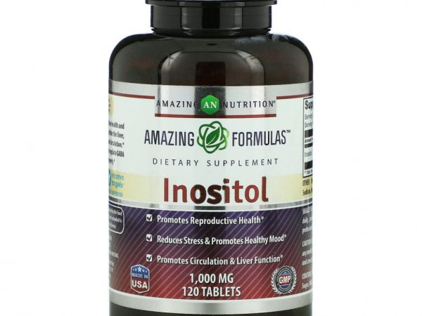 Amazing Nutrition, Инозитол, 1000 мг, 120 таблеток