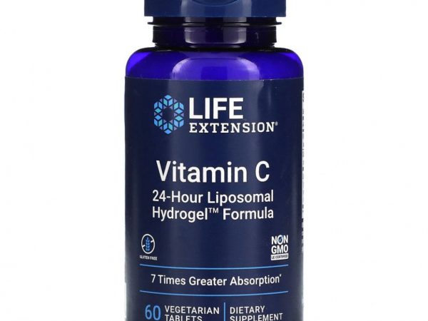 Life Extension, Витамин C, 60 вегетарианских таблеток