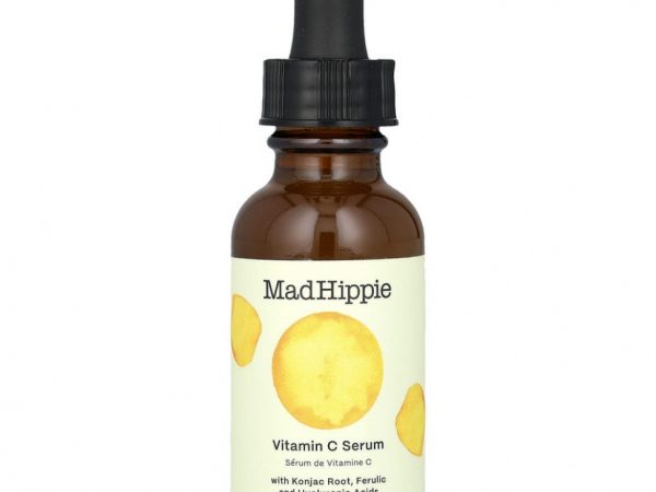 Mad Hippie, сыворотка с витамином С, 8 активных ингредиентов, 30 мл (1,02 жидк. унции)